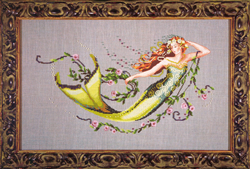 Borduurpatroon Emerald Mermaid - Mirabilia Designs