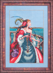 Cross Stitch Chart The Red Lady Pirate - Mirabilia Designs