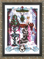 Cross stitch chart Christmas in London  - Mirabilia Designs