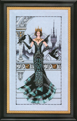 Borduurpatroon The Raven Queen  - Mirabilia Designs