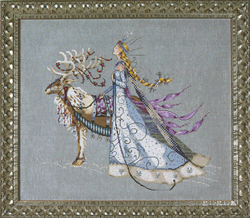 Cross stitch chart The Snow Queen - Mirabilia Designs