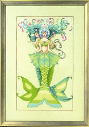 Borduurpatroon The Three Mermaids - Mirabilia Designs