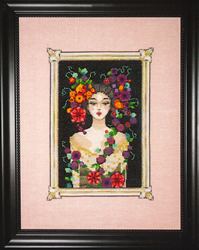 Borduurpatroon Camille in Bloom - Mirabilia Designs