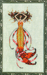 Cross Stitch Chart Petite Mermaid Collection - Siren's Song Mermaid - Mirabilia Designs