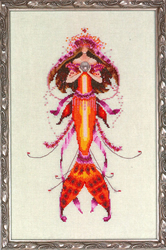 Cross Stitch Chart Petite Mermaid Collection - Ophelia's Pearls - Mirabilia Designs