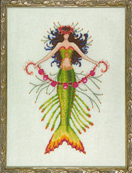 Borduurpatroon Petite Mermaid Collection - Coral Charms - Mirabilia Designs