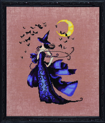 Borduurpatroon Bewitching Collection - Raven - Mirabilia Designs