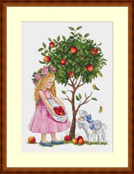 Cross Stitch Kit Apple Tree - Merejka