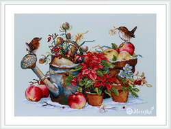 Cross stitch kit December - Merejka