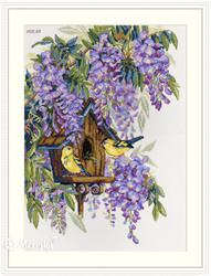 Borduurpakket Wisteria - Merejka