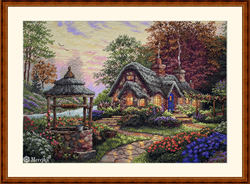 Cross stitch kit Make a Wish Cottage - Merejka