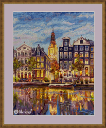 Cross stitch kit Amsterdam - Merejka