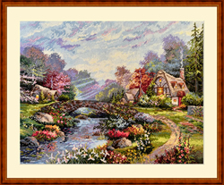 Cross stitch kit Springtime Glory - Merejka