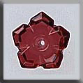 Glass Treasures 5 Petal Dim Flower-Ruby - Mill Hill