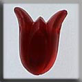 Glass Treasures Large Tulip-Matte Siam - Mill Hill