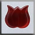 Glass Treasures Medium Tulip-Matte Siam - Mill Hill