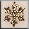 Glass Treasures Large Snowflake-Gold - Mill Hill