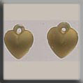 Glass Treasures Very Small Dmd Heart-Matte Gold - Mill Hill