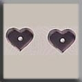 Glass Treasures Very Petite Flat Heart-M. Amethyst - Mill Hill