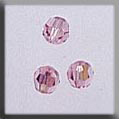 Crystal Treasures Round Bead-Light Rose AB - Mill Hill