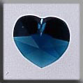 Crystal Treasures Small Heart-Emerald - Mill Hill