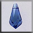 Crystal Treasures Very Small Tear Drop-Sapphire AB - Mill Hill