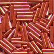 Medium Bugle Beads Red Rainbow - Mill Hill