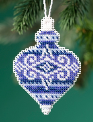 Kralen borduurpakket Kralen ornament pakket - Sapphire Opal - Mill Hill