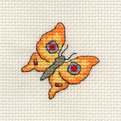 Cross Stitch Kit Bright Butterfly - Mouseloft