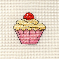 Borduurpakket Cupcake - Mouseloft