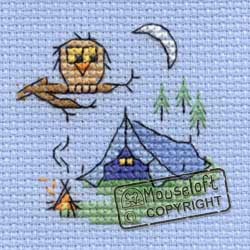 Cross Stitch Kit Camping - Mouseloft