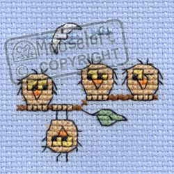 Cross Stitch Kit Individu-Owl - Mouseloft