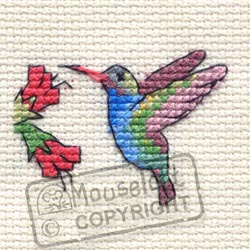 Cross Stitch Kit Hummingbird - Mouseloft