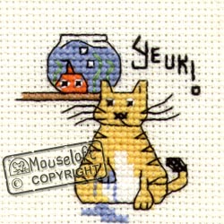 Cross Stitch Kit Yeuk! - Mouseloft