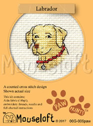 Cross stitch kit Labrador - Mouseloft