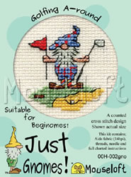 Cross stitch kit Golfing A-round - Mouseloft