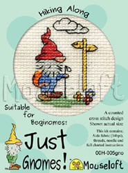 Cross stitch kit Hiking Along - Mouseloft