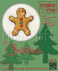 Cross stitch kit Gingerbread Man - Mouseloft