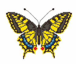 Voorbedrukt Aida Swallowtail - Matryonin Posad