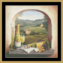 Cross Stitch Chart Champagne Dreams - Mystic Stitch