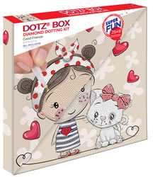 Diamond Dotz Dotz Box - Good Friends - Needleart World