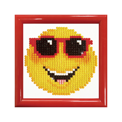 Diamond Dotz Smiling Face with Frame - Needleart World