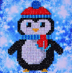 Diamond Dotz Christmas Penguin Picture - Needleart World