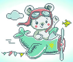 Diamond-Dotz-Aero-Bear-Needleart-World