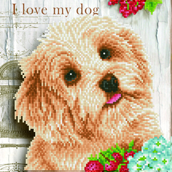 Diamond Dotz I Love my Dog - Needleart World