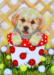 Diamond Dotz Pup in Pot - Needleart World