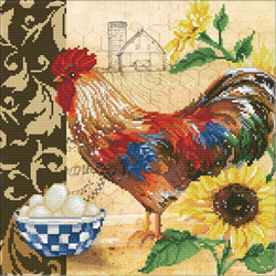 Diamond Dotz Country Rooster - Needleart World