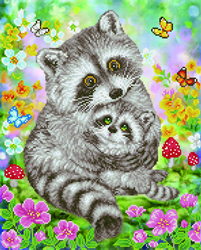 Diamond Dotz Sweet Racoons - Needleart World