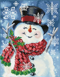 Diamond Dotz Joyful Jolly Snowman - Needleart World