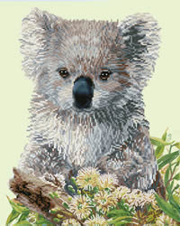 Diamond Dotz Koala & Eucalypus Blossom - Needleart World